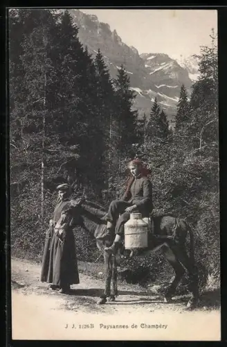 AK Champéry, Paysannes de Champéry