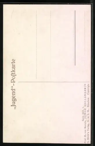 AK Junge Holländerin mit Haube