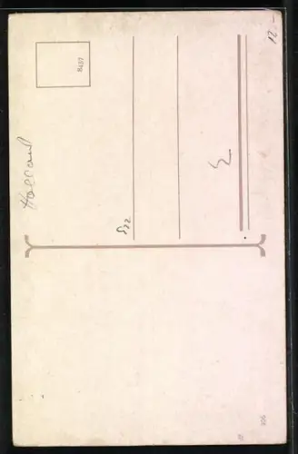 AK Volendam, Frauen in Tracht mit weissen Hauben
