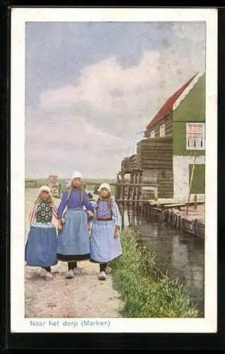 AK Marken, Naar het dorp