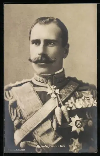 AK Alexander, Fürst zu Teck in Gala-Uniform