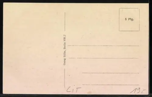 AK Kowno, Peters-Berg, Strassenpartie mit Wohnhäusern