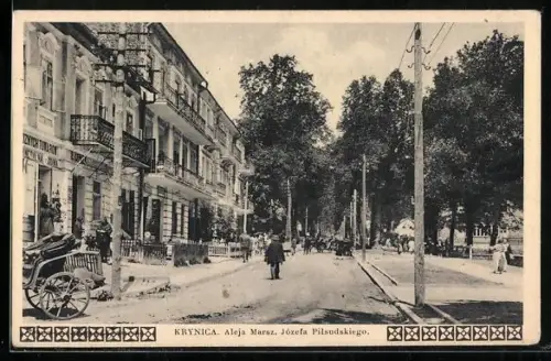 AK Krynica, Aleja Marsz. Jozefa Pilsudskiego
