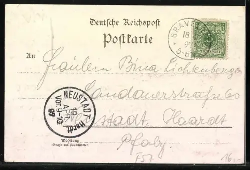 Lithographie St. Hubert, Restaurant und Aussichtsturm