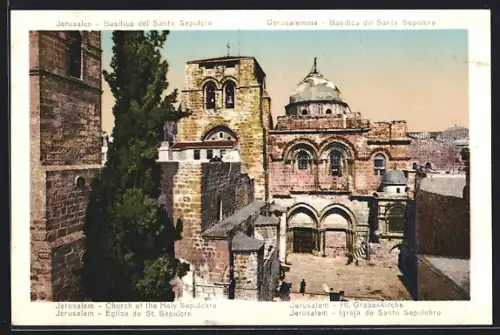 AK Jerusalem, Heilige Grabeskirche