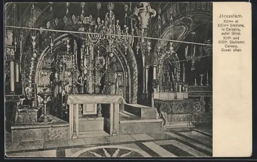 AK Jérusalem, Calvary, Greek Altar
