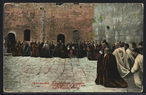 AK Jerusalem, I Station dans la caserne, Erste Kreuzes Statins