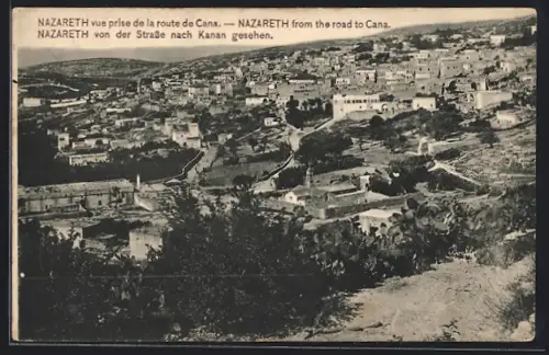 AK Nazareth, View from the Road to Cana