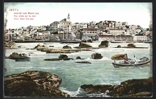 AK Jaffa, Ansicht vom Meere aus