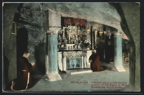 AK Bethlehem, Inneres der Milchgrotte