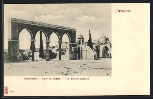 AK Jerusalem, Tempelplatz