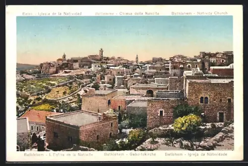 AK Bethlehem, Teilansicht mit Geburtskirche