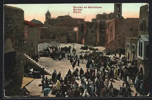 AK Bethlehem, Blick über den Markt