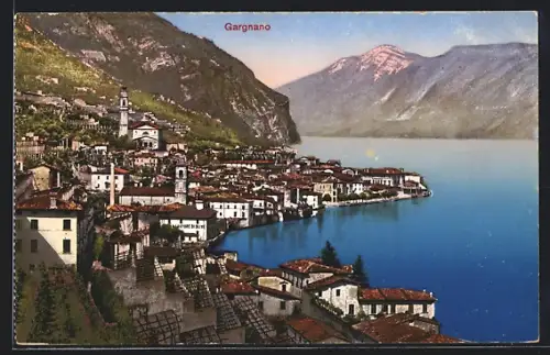 AK Gargnano, Veduta generale