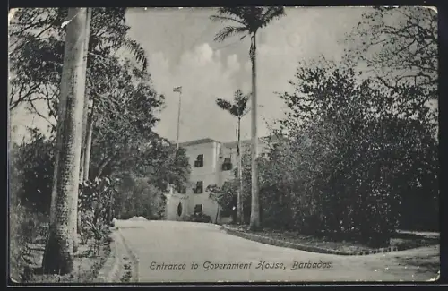 AK Barbados, Entrance to Government House