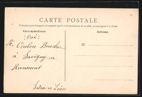 AK Savigny-en-Revermont, L`Église et le Clocher