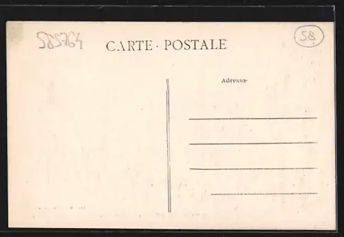 AK Saint-Martin-du-Puy, Hôtel des Pins La Salle à manger, Essenssaal eines Hotels