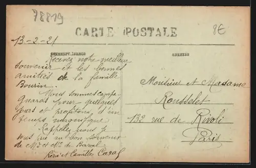 AK Saint-Lambert, Vue Pittoresque sur l`Èglise et les Ècoles