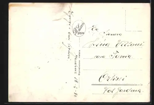 AK Gardone Riviera, Ortspanorama