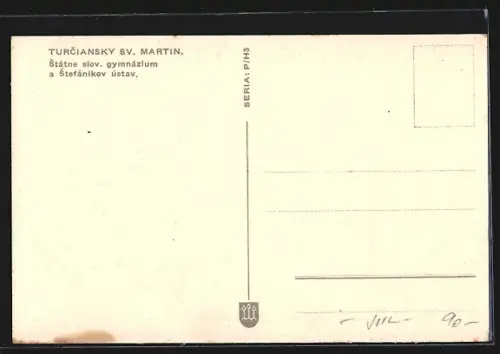 AK Turciansky Sv. Martin, Státne slov. gymnázium a Stefánikov ústav