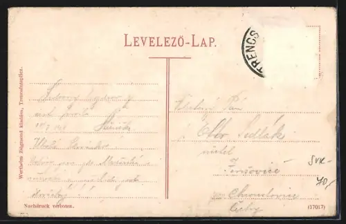 AK Trencsénteplicz, Látképe