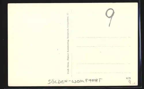 AK Sölden-Wohlfahrt, Pension Waldheim