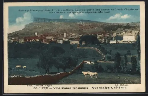 AK Solutre, Vue Generale, cote sud