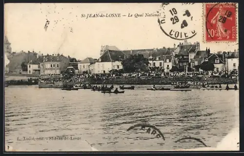AK Saint-Jean-de-Losne, Le Quai National