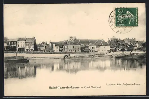AK Saint-Jean-de-Losne, Quai National