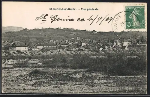 AK Saint-Génix-sur-Guiers, vue générale