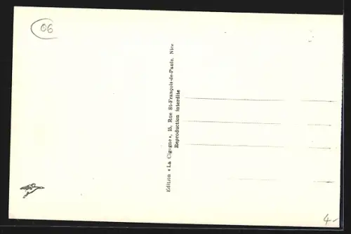 AK Cagnes-sur-Mer, le Vieux Village vue prise des Collettes