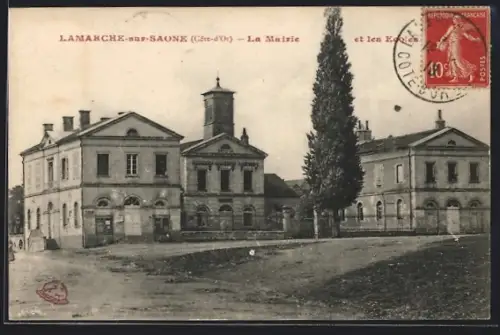 AK Lamarche-sur-Saone, La Mairie