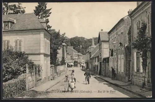 AK Fervacques, Rue de la Poste