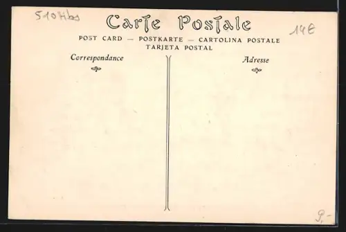 AK Fervacques, Rue de la Poste