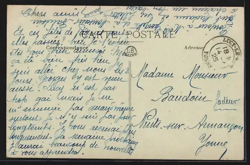 AK Lucy-le-Bois, La Grande Rue