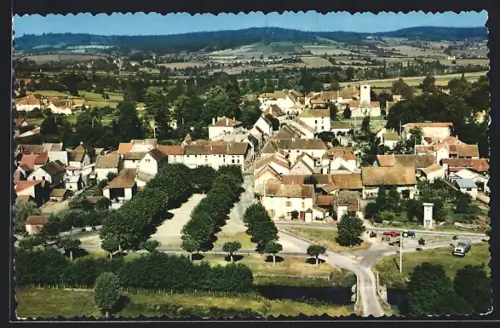 AK Salornay-sur-Guye, Vue générale aérienne