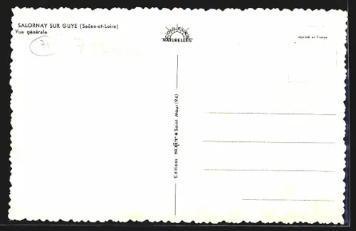 AK Salornay sur Guye /Saône-et-Loire, Vue générale