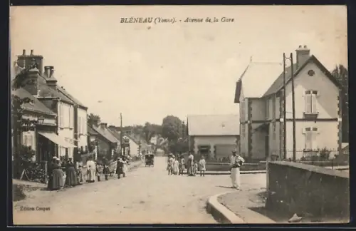 AK Bléneau, Avenue de la Gare