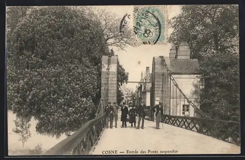 AK Cosne, Entrée des Ponts suspendus