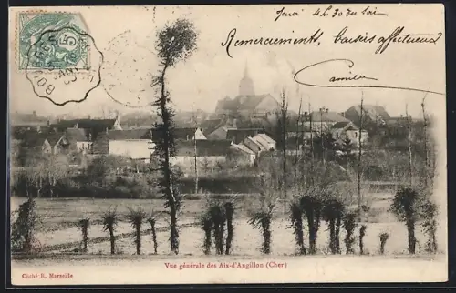 AK Aix-d`Angillon, Vue generale