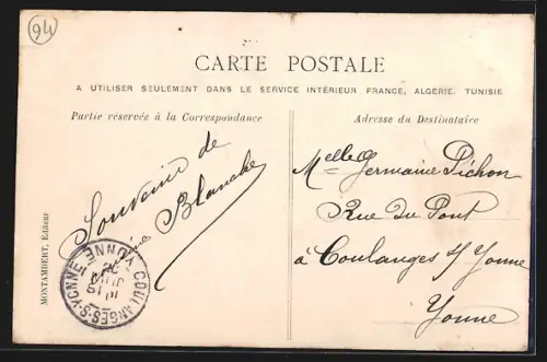 AK Le Perreux-sur-Marne, Ortsansicht mit Kirche, Fluss, Strassenpartie