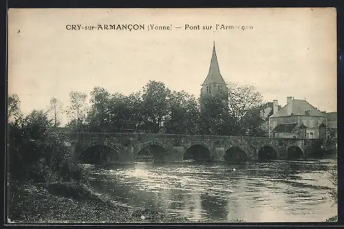 AK Cry-sur-Armancon, Pont sur l`Armancon