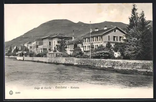 AK Gardone, Riviera, Motiv mit Hotel Monte Baldo