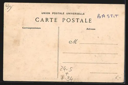 AK Béziers, Les Inondations Gendarmes á la recherche des disparus