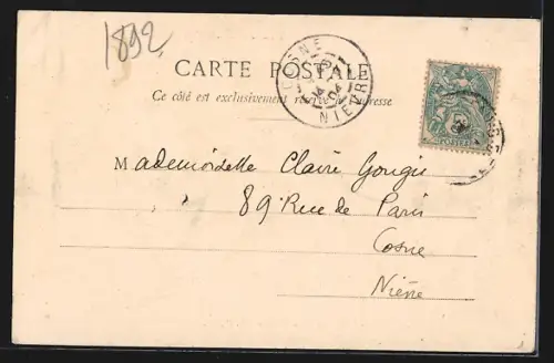 AK Genlis, Rue de la Monnaie, Strassenpartie