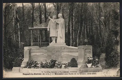 AK Nogent-le-Rotrou, Monument aux Morts de la Guerre
