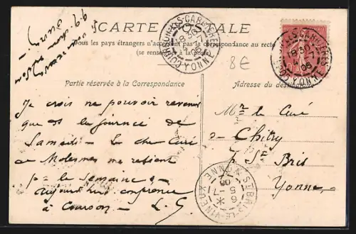AK Courson-les-Carrieres, Route de Molesmes