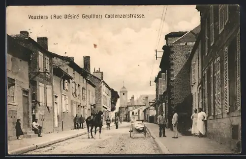 AK Vouziers, Partie auf der Coblenzerstrasse