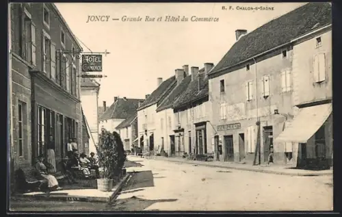 AK Joncy, Grande Rue et hotel du Commerce