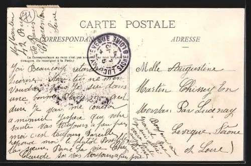 AK Buis, Le Centre, Vue prise en face la rue Troulot